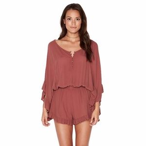 L*Space Emily Romper in Sahara